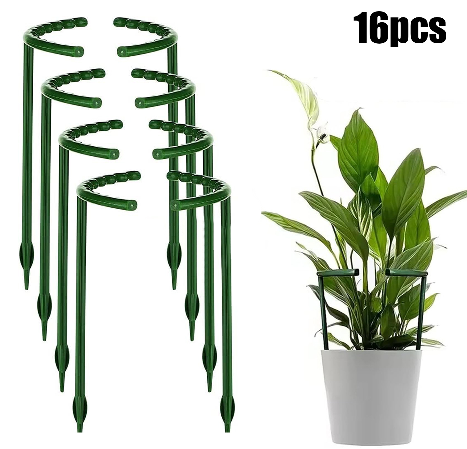 Vine Climbing Plastic - 1/16pcs Plant Support Stake Flower Greenhouse