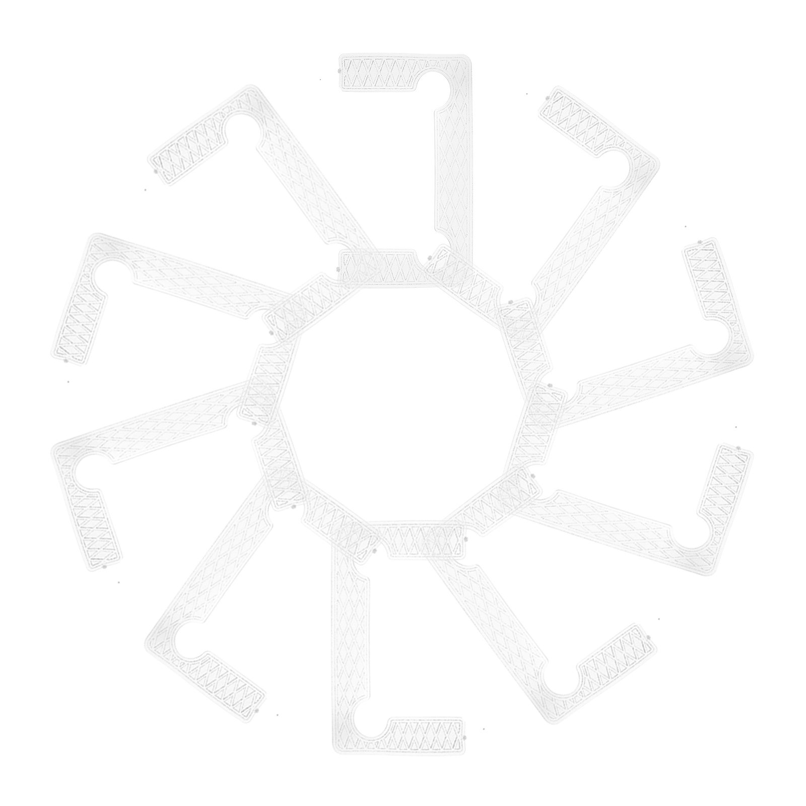 Glass Door Hinge - 40Pcs Bathroom Glass Door Hinge Pad