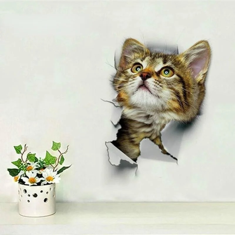 3pcs 3D Cute Cat Self-adhesive – Pvc Panel Background recenzja i cena