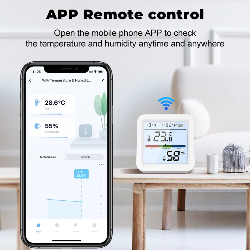 Tuya New WiFi Temperature Humi – Digital Hygrometer Probe recenzja i cena