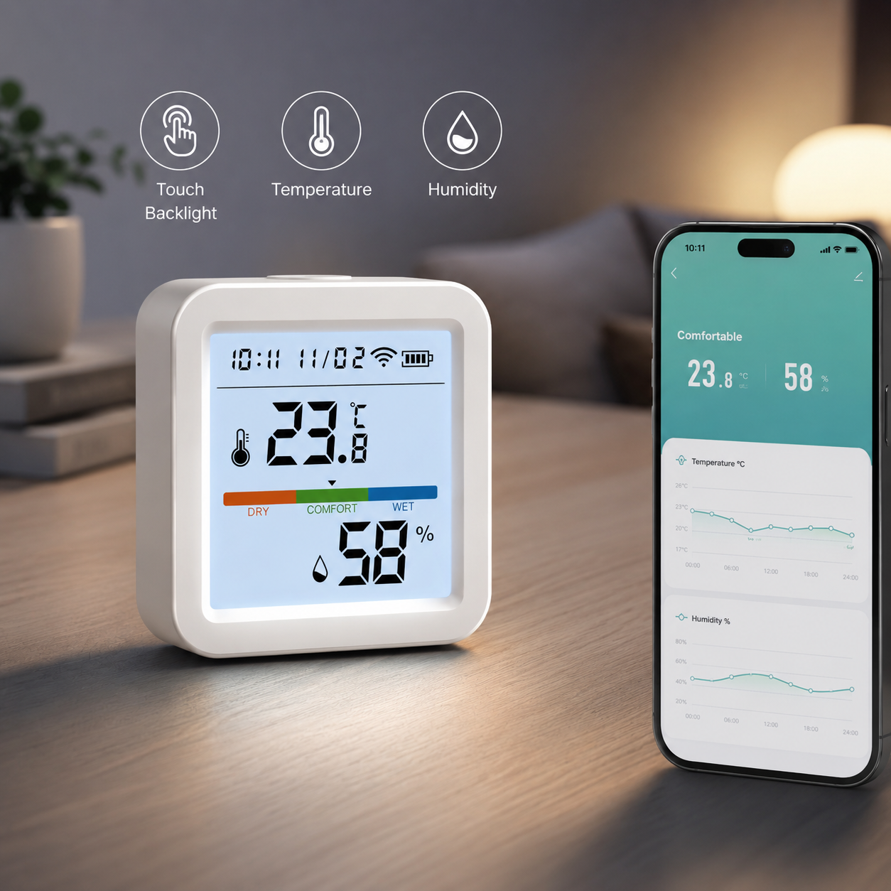 Tuya WiFi Temperature Humidity – Digital Hygrometer Probe recenzja i cena