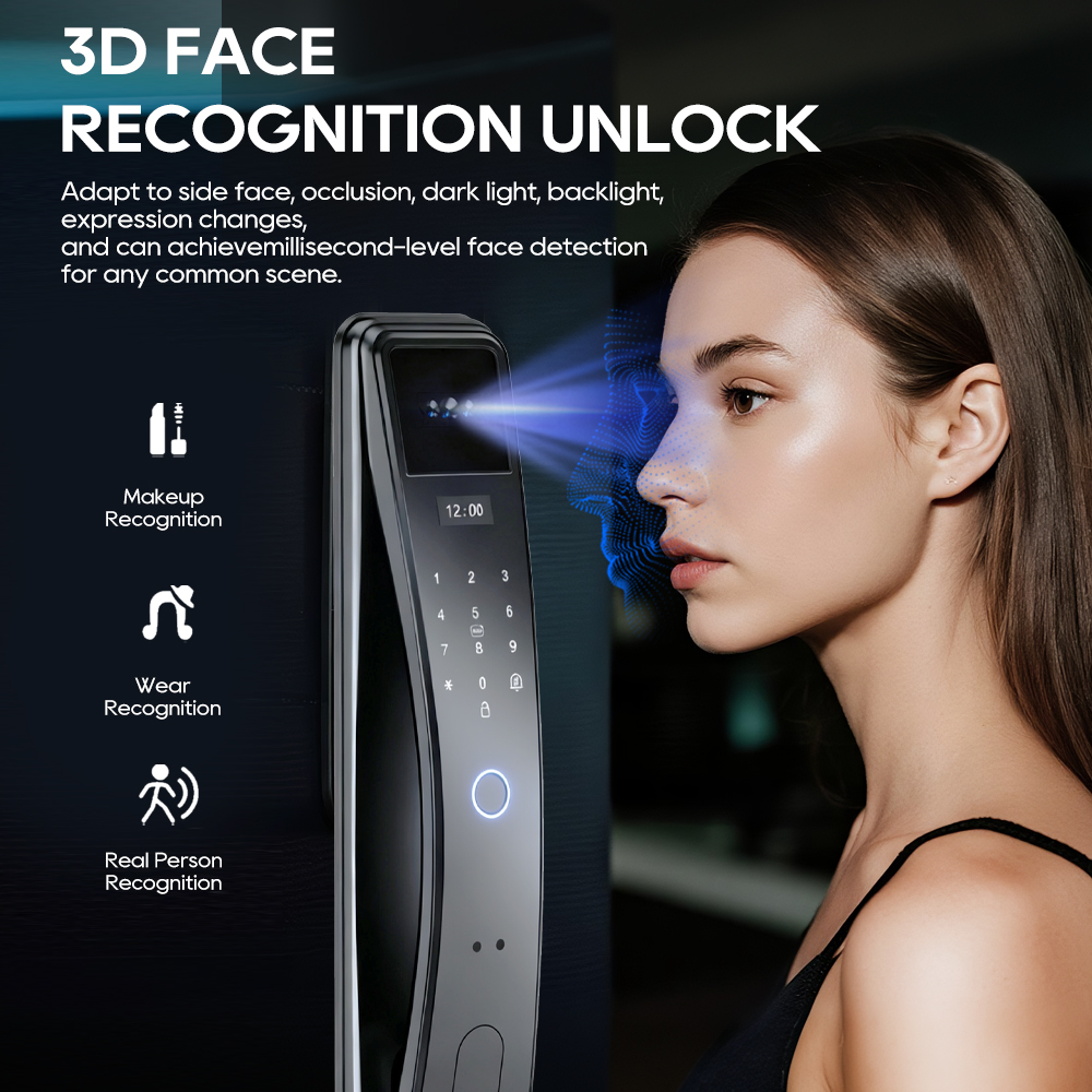 SANKESONG Tuya Smart 3D Face D – Glass Door Hinge recenzja i cena