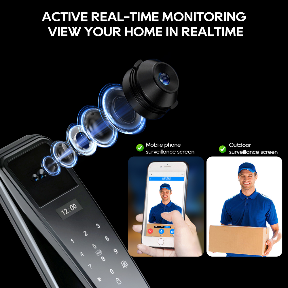 SANKESONG Tuya Smart 3D Face D – Glass Door Hinge recenzja i cena