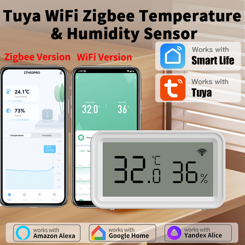 Tuya Zigbee WiFi Thermometer H – Digital Hygrometer Probe recenzja i cena