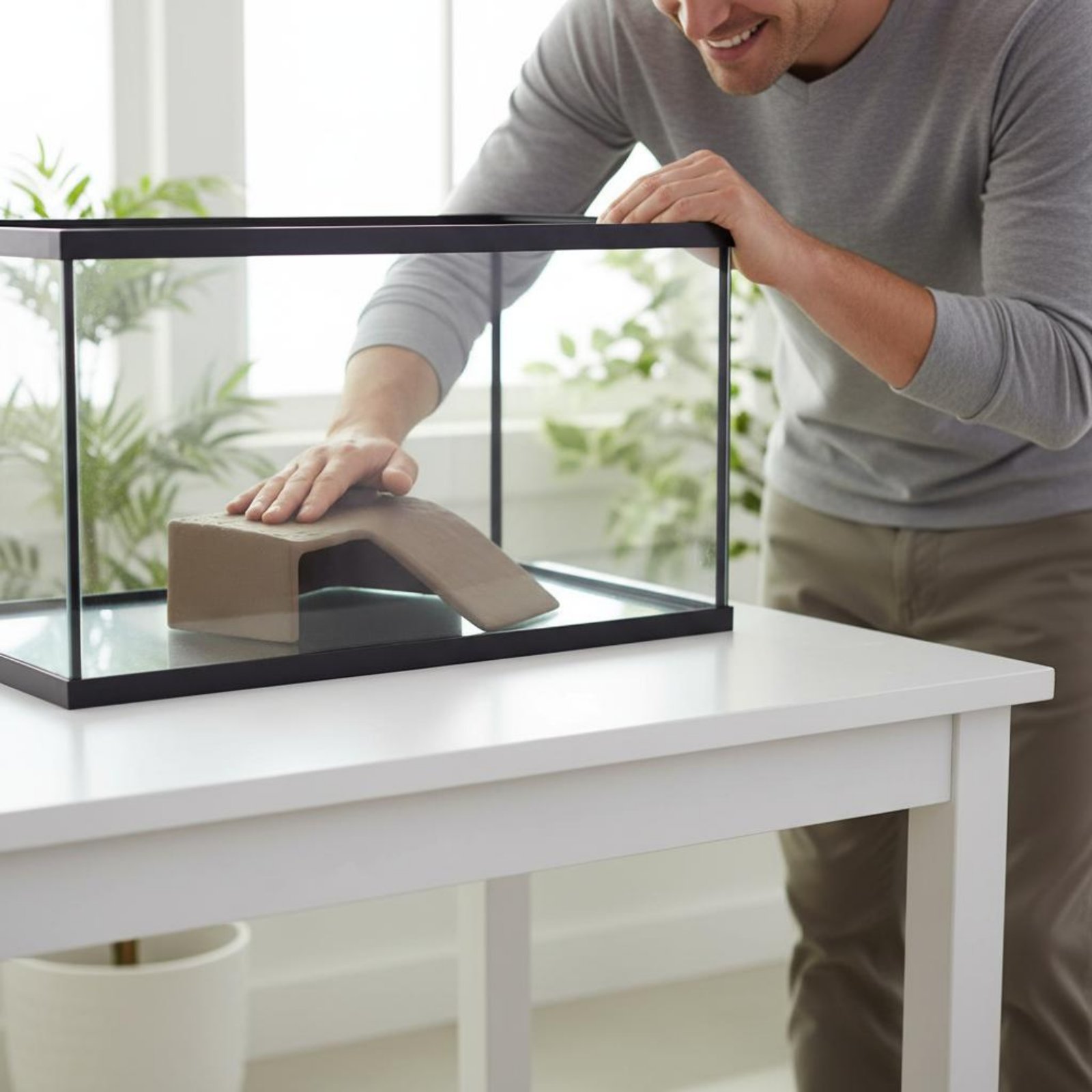 Basking Cave Platform Two-Way  – Hide Cave Ceramic recenzja i cena
