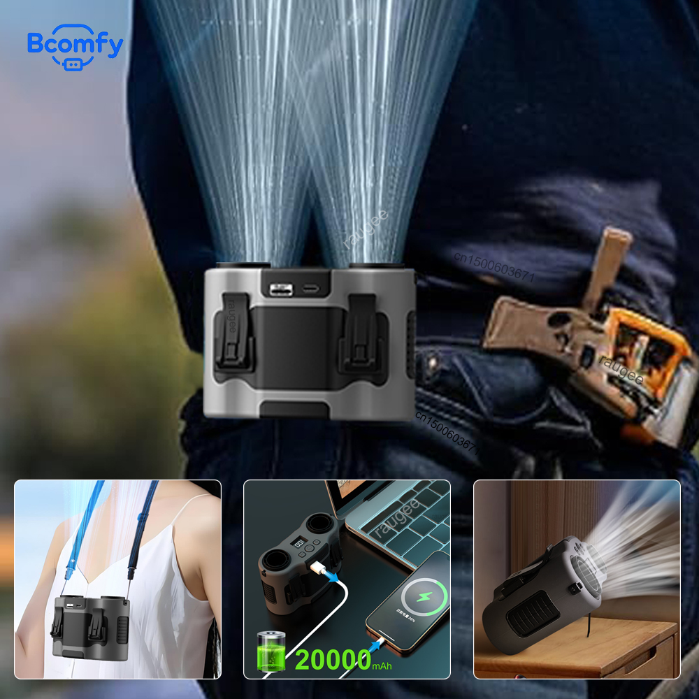 20000mAh Waist Fan Portable Ou – Timer Dual Outlet recenzja i cena