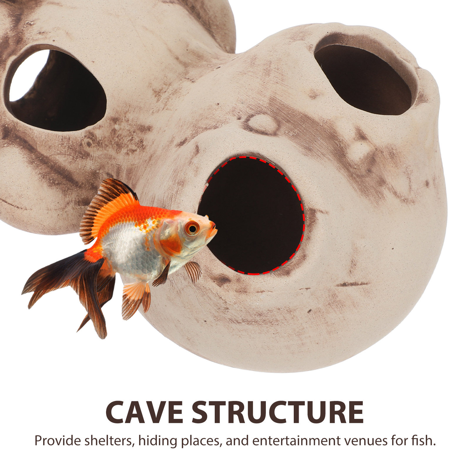 Aquarium Shrimp Shelter House  – Hide Cave Ceramic recenzja i cena