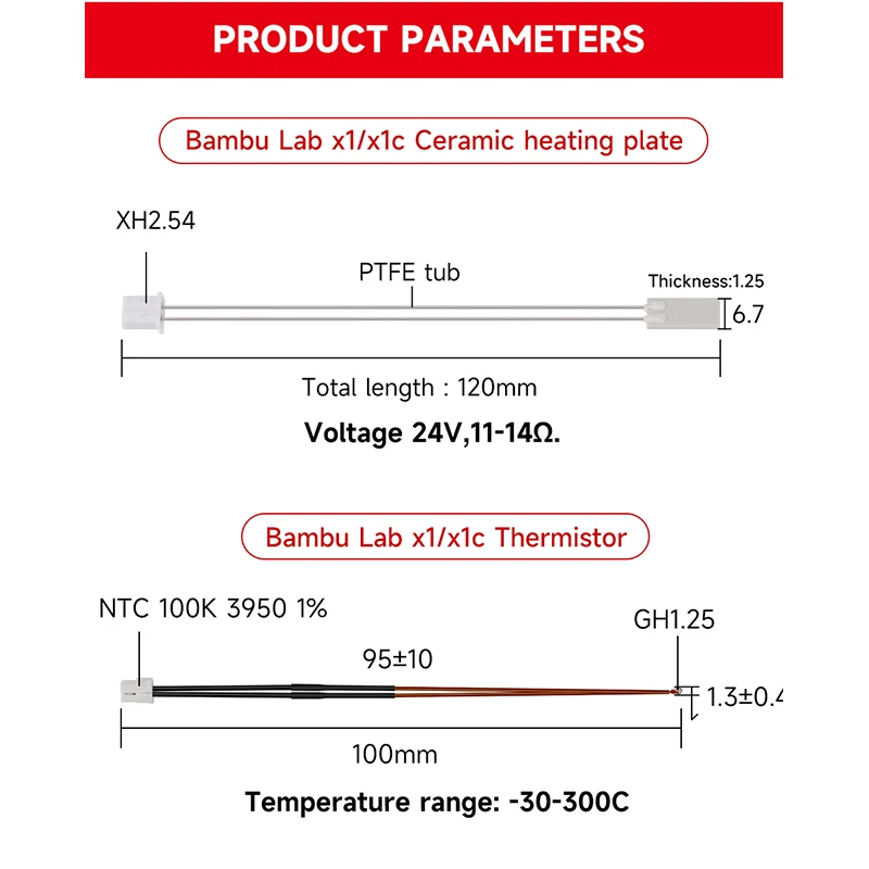 For Bambulab Hotend Heater The – Ceramic Heat Emitter recenzja i cena