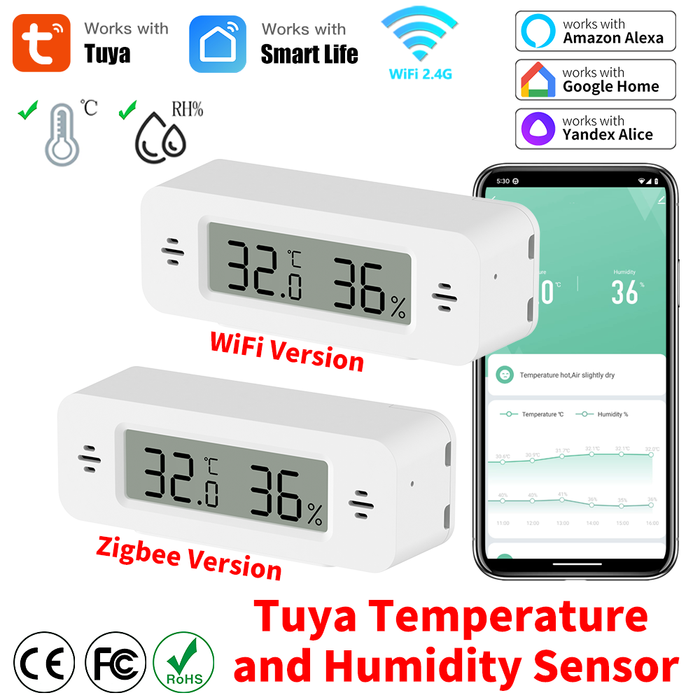 Tuya WiFi/Zigbee Temperature H – Digital Hygrometer Probe recenzja i cena