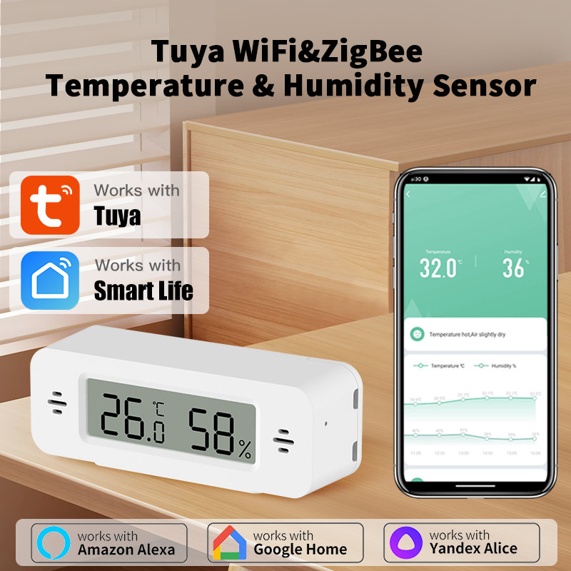 Tuya WiFi/Zigbee Temperature H – Digital Hygrometer Probe recenzja i cena