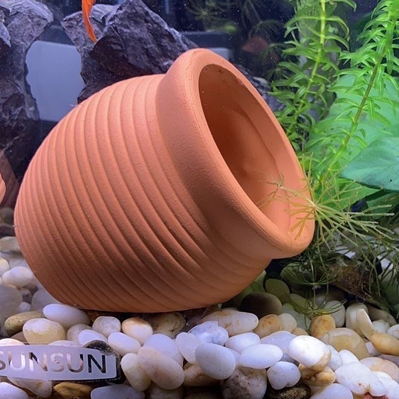 Ceramics Jar Fish Tank Decorat – Hide Cave Ceramic recenzja i cena