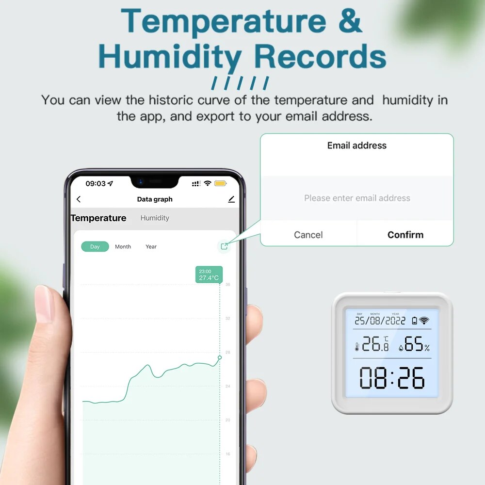 Tuya New WiFi Temperature Humi – Digital Hygrometer Probe recenzja i cena