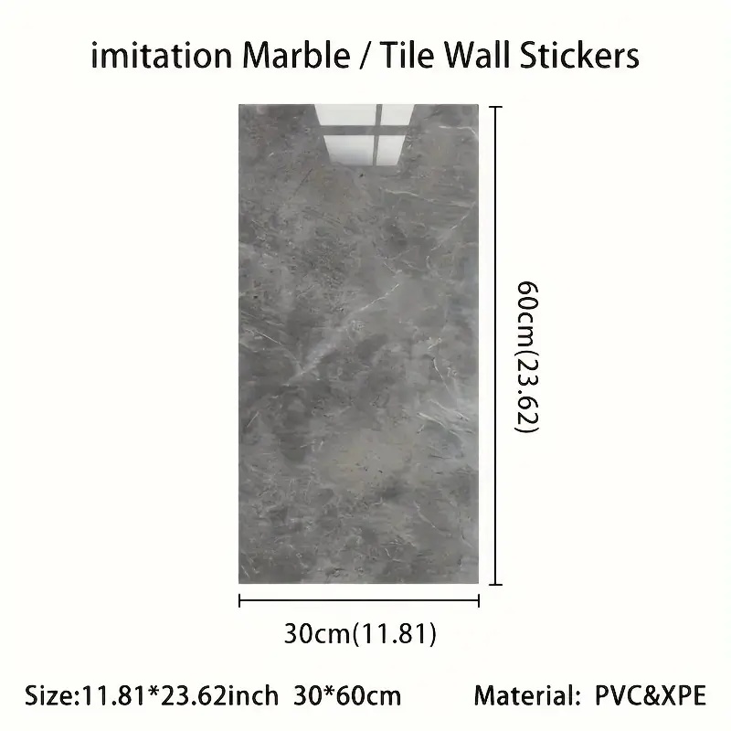 30cm*60cm Imitation Marble Til – Pvc Panel Background recenzja i cena