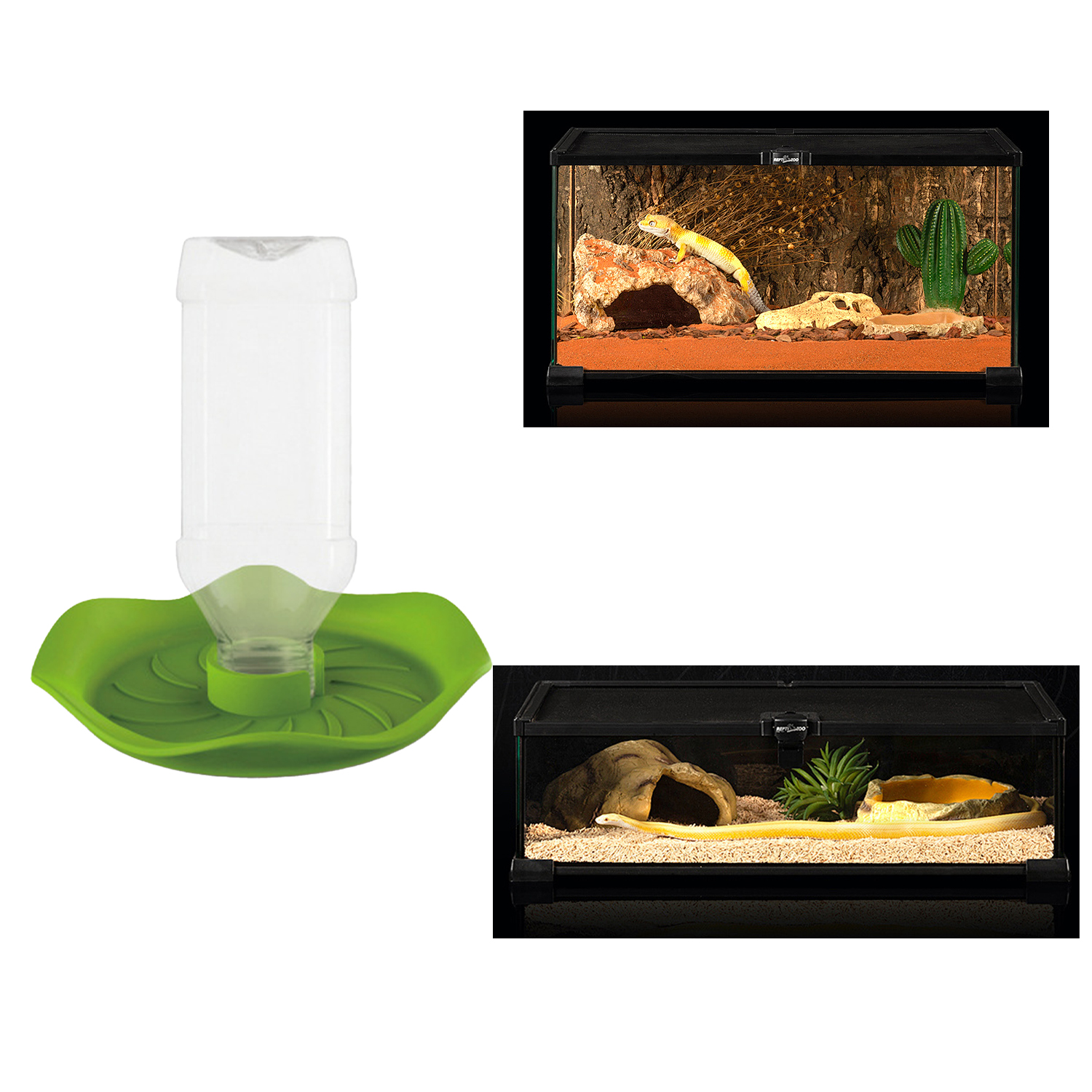 1Pc New Reptile Automatic Wate – Water Dish Reptile recenzja i cena