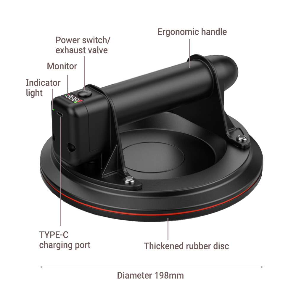 8Inch Electric Vacuum Suction  – Ceramic Tile Floor recenzja i cena