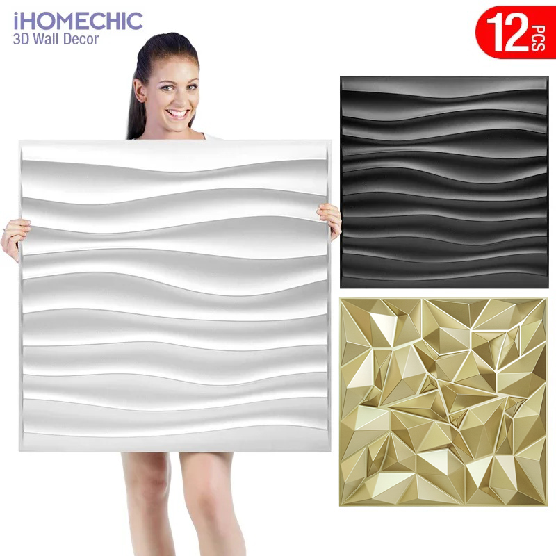 12pcs 50x50cm Champagne gold c – Pvc Panel Background recenzja i cena