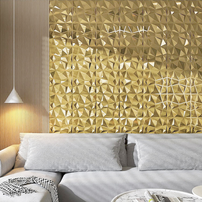 12pcs 50x50cm Champagne gold c – Pvc Panel Background recenzja i cena