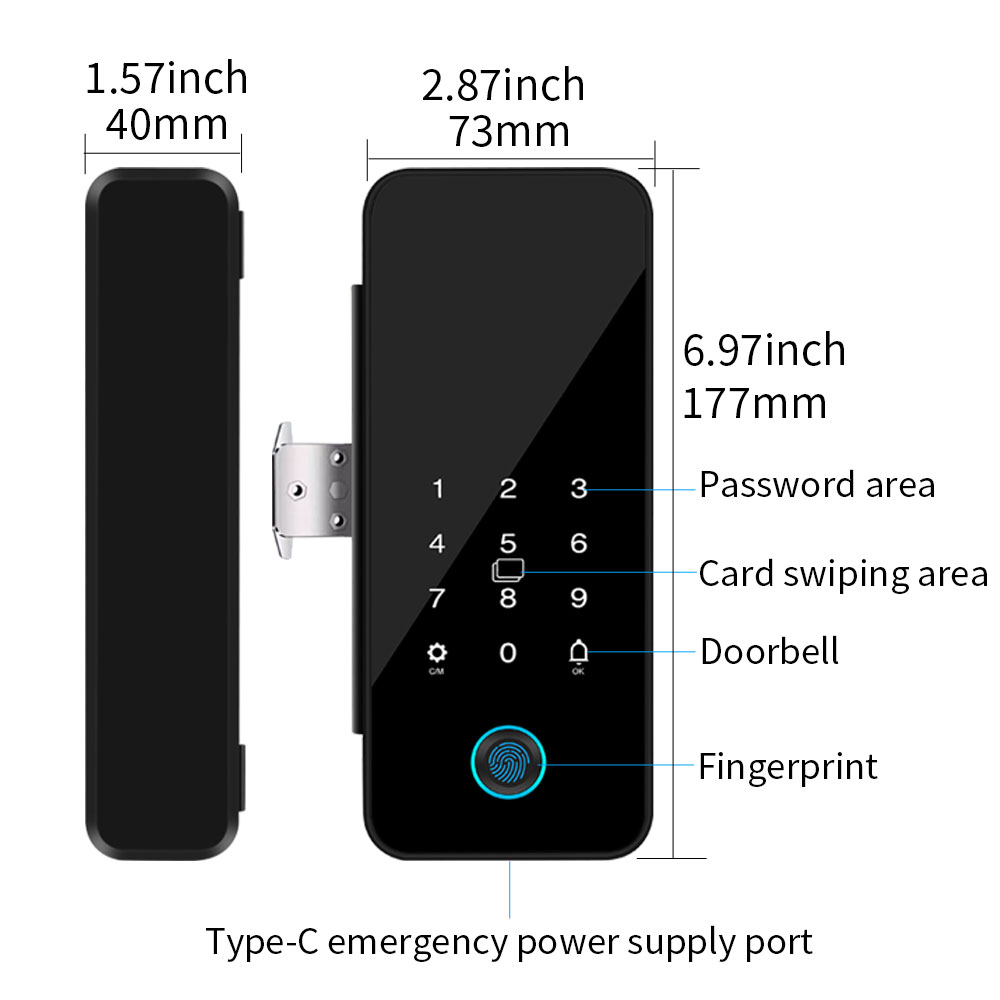 Tuya Smart Life Bluetooth Glas – Glass Door Hinge recenzja i cena