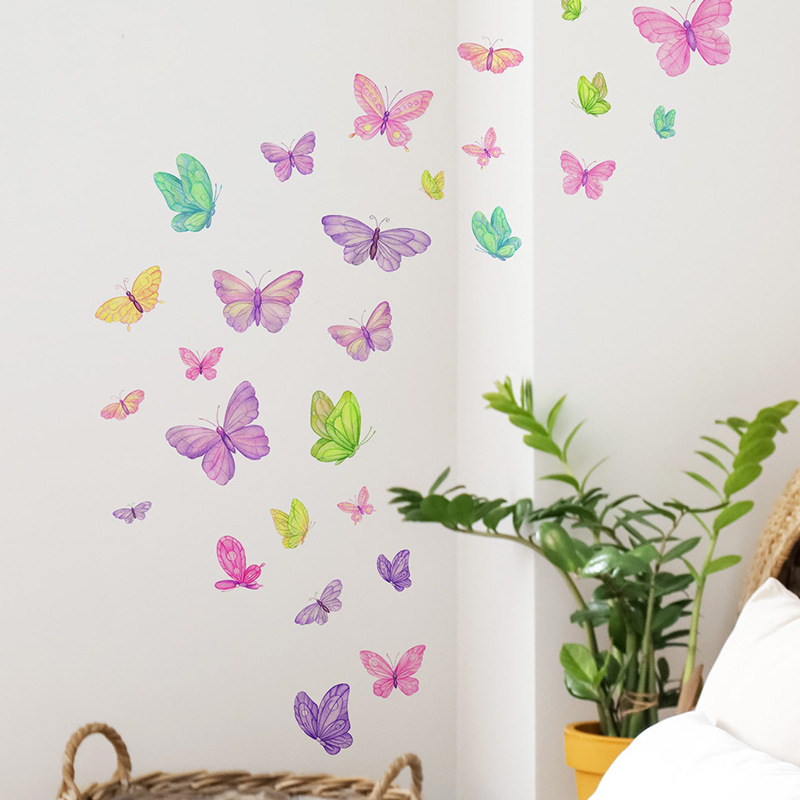 Romantic butterfly Wall Sticke – Pvc Panel Background recenzja i cena