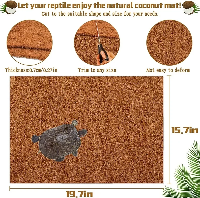 Reptile Carpet Natural Coconut – Substrate Coconut Fiber recenzja i cena