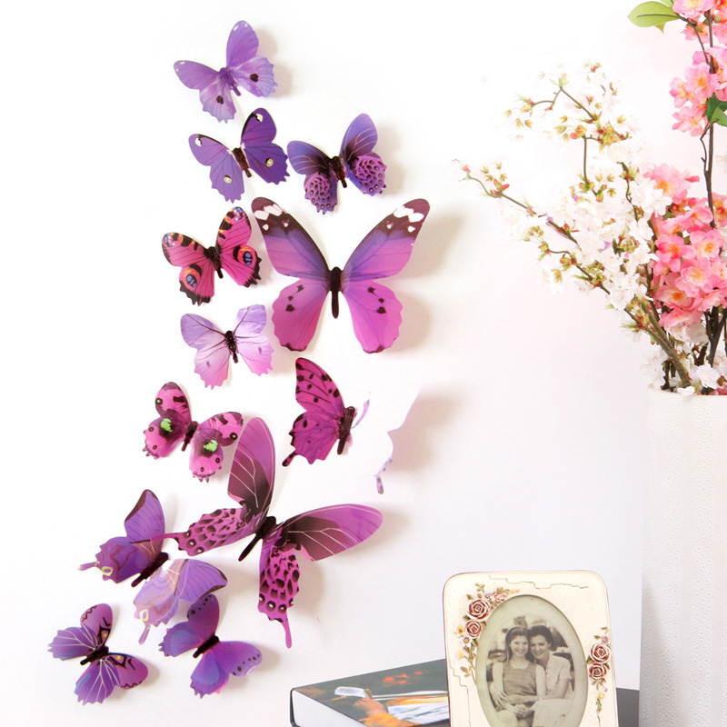 12Pcs 3D Butterfly Wall Sticke – Pvc Panel Background recenzja i cena