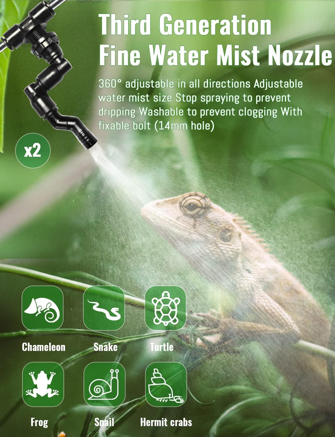 Automatic Rainforest Timing Sp – Misting Nozzle Reptile recenzja i cena