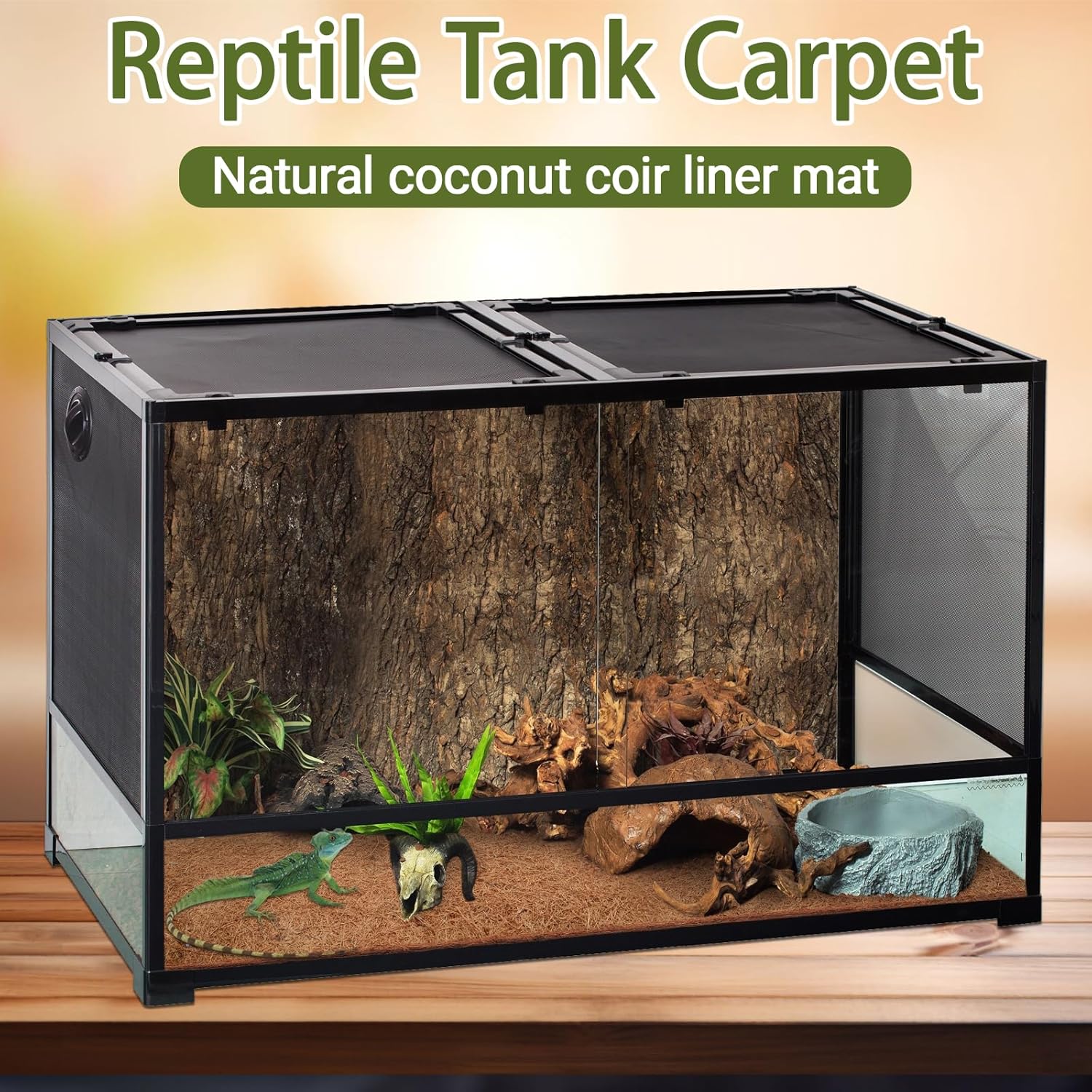 10 Pcs Reptile Carpet, 12x12 i – Substrate Coconut Fiber recenzja i cena