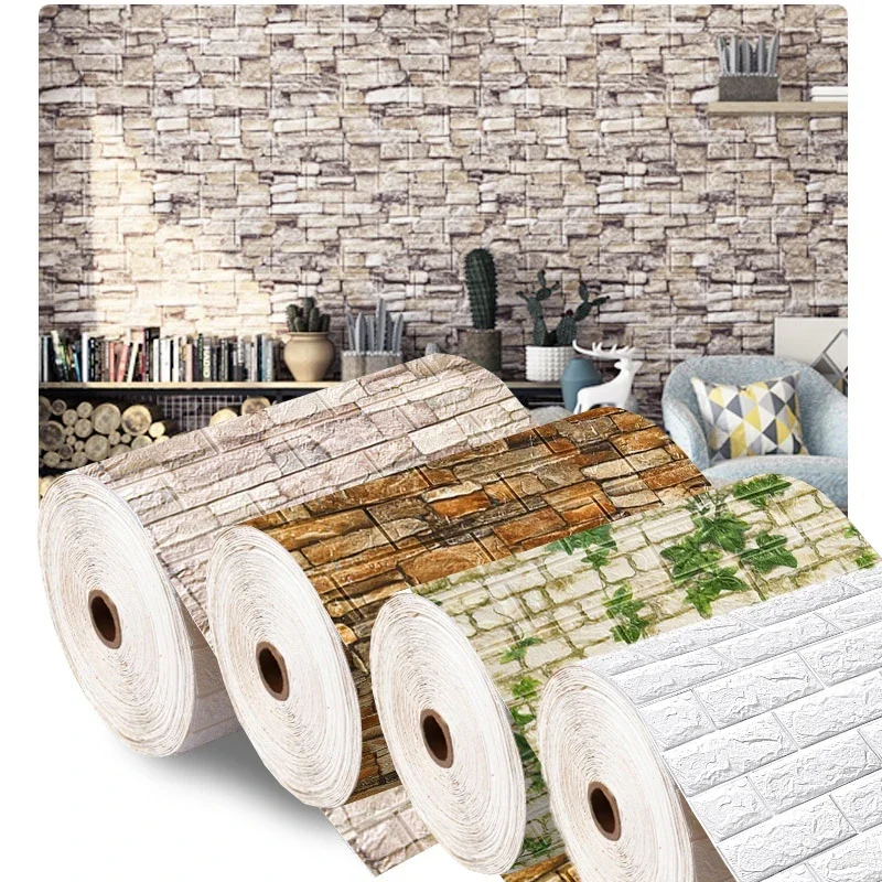 70cmx1/3/5/10M 3D Foam Brick W – Pvc Panel Background recenzja i cena