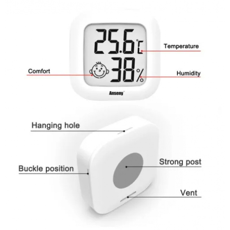 LCD Digital Thermometer Hygrom – Digital Hygrometer Probe recenzja i cena