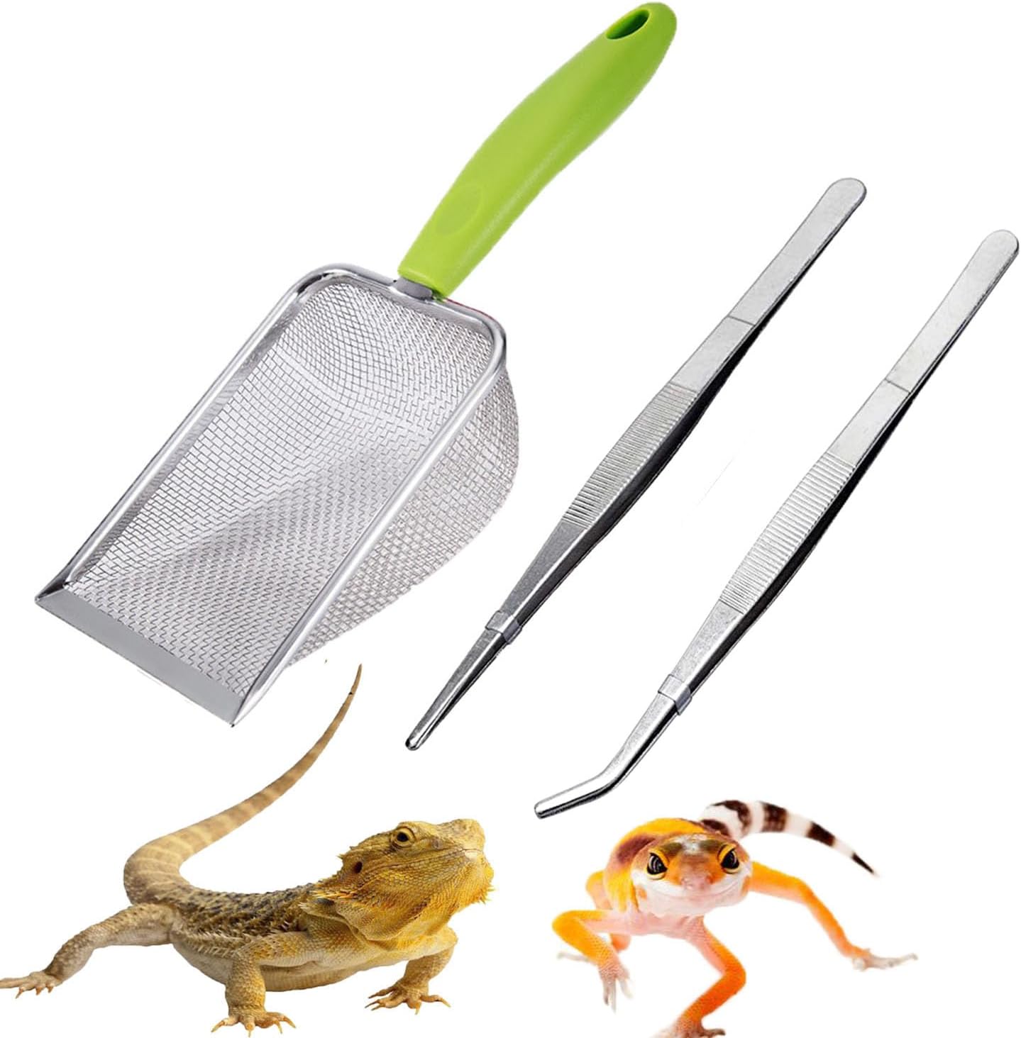 Reptile Sand Scoop Set - Fine  – Feeding Tong Stainless recenzja i cena