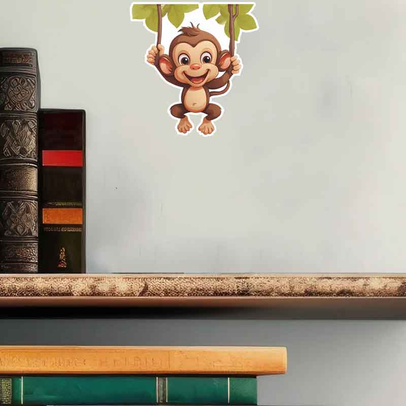 Cute little monkey living room – Pvc Panel Background recenzja i cena