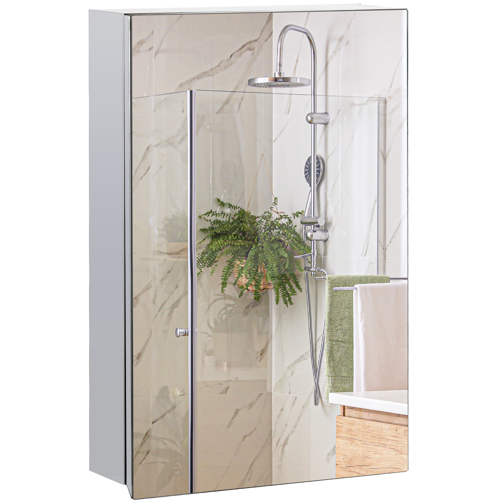 Bathroom Cabinet Wall Mounted  – Glass Door Hinge recenzja i cena