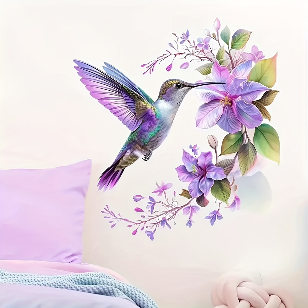 1 Purple Flower and Hummingbir – Pvc Panel Background recenzja i cena