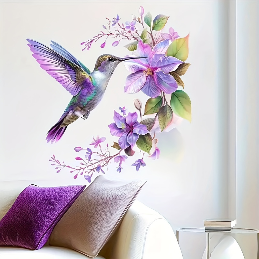 1 Purple Flower and Hummingbir – Pvc Panel Background recenzja i cena