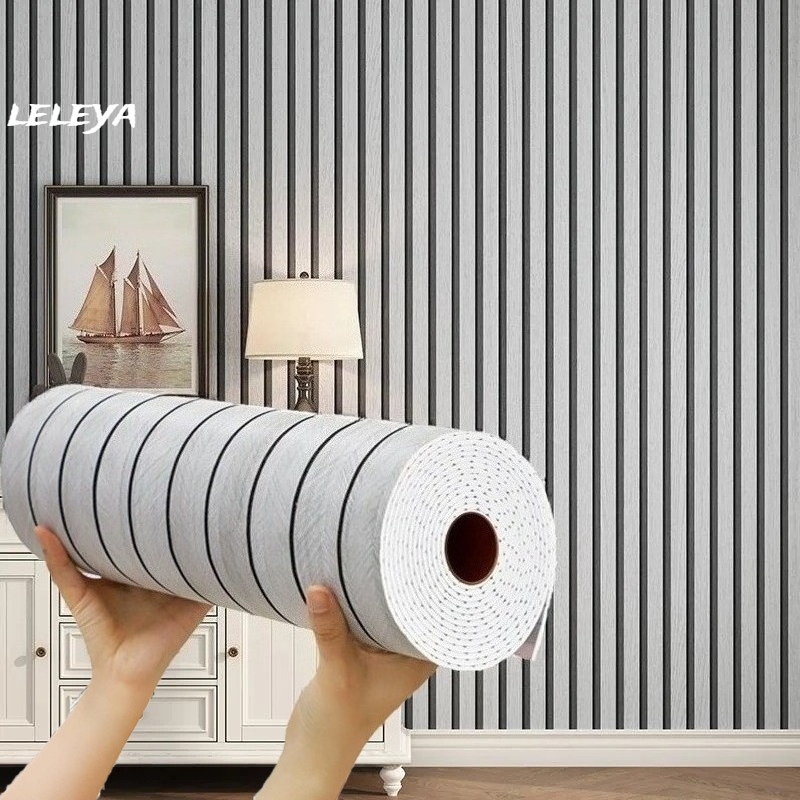 Self Adhesive Wood Grain Wall  – Pvc Panel Background recenzja i cena