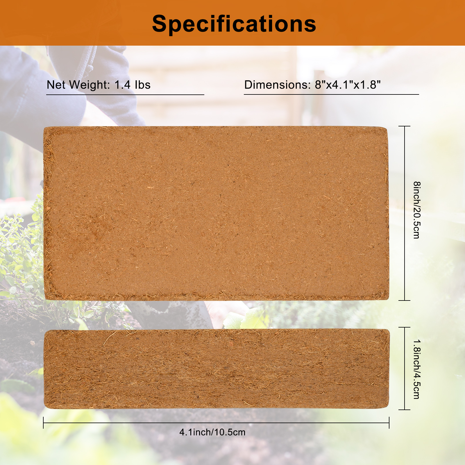 1 Pack Premium Coco Coir Brick – Substrate Coconut Fiber recenzja i cena