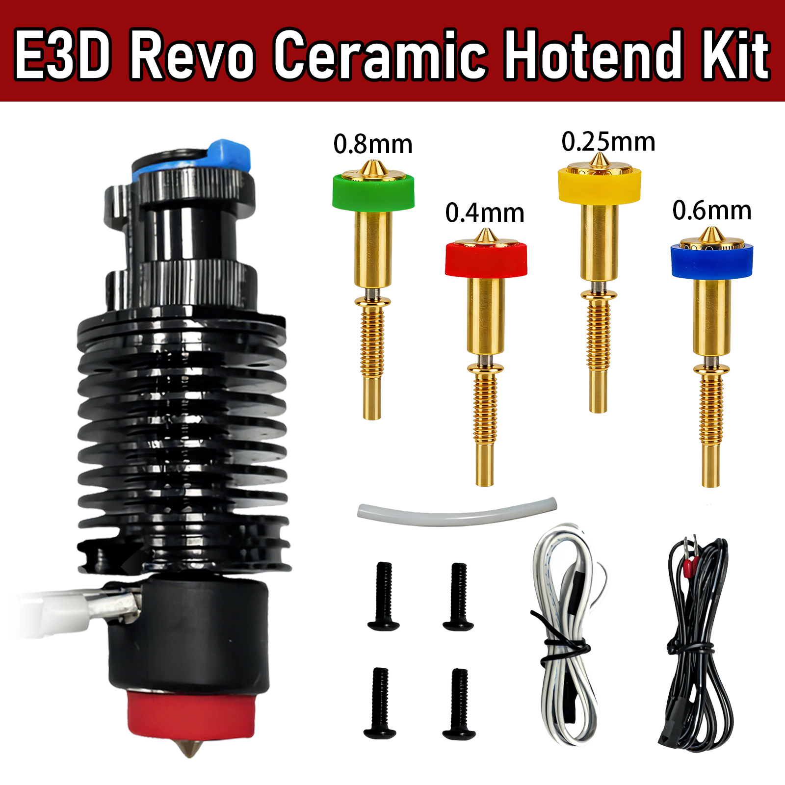 For E3D Revo Hotend Kit V6 Rad – Ceramic Heat Emitter recenzja i cena
